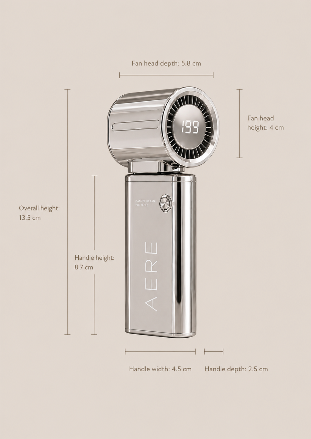 AERE™ Chrome Turbo Fan
